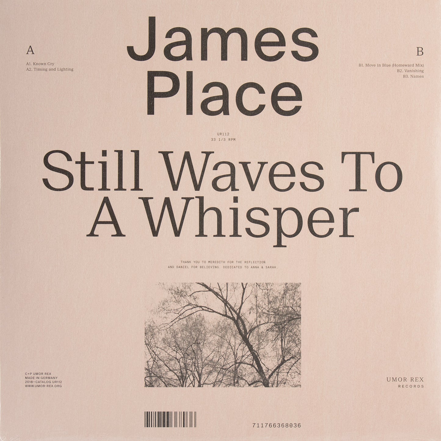 EP / JAMES PLACE — Still Waves to a Whisper