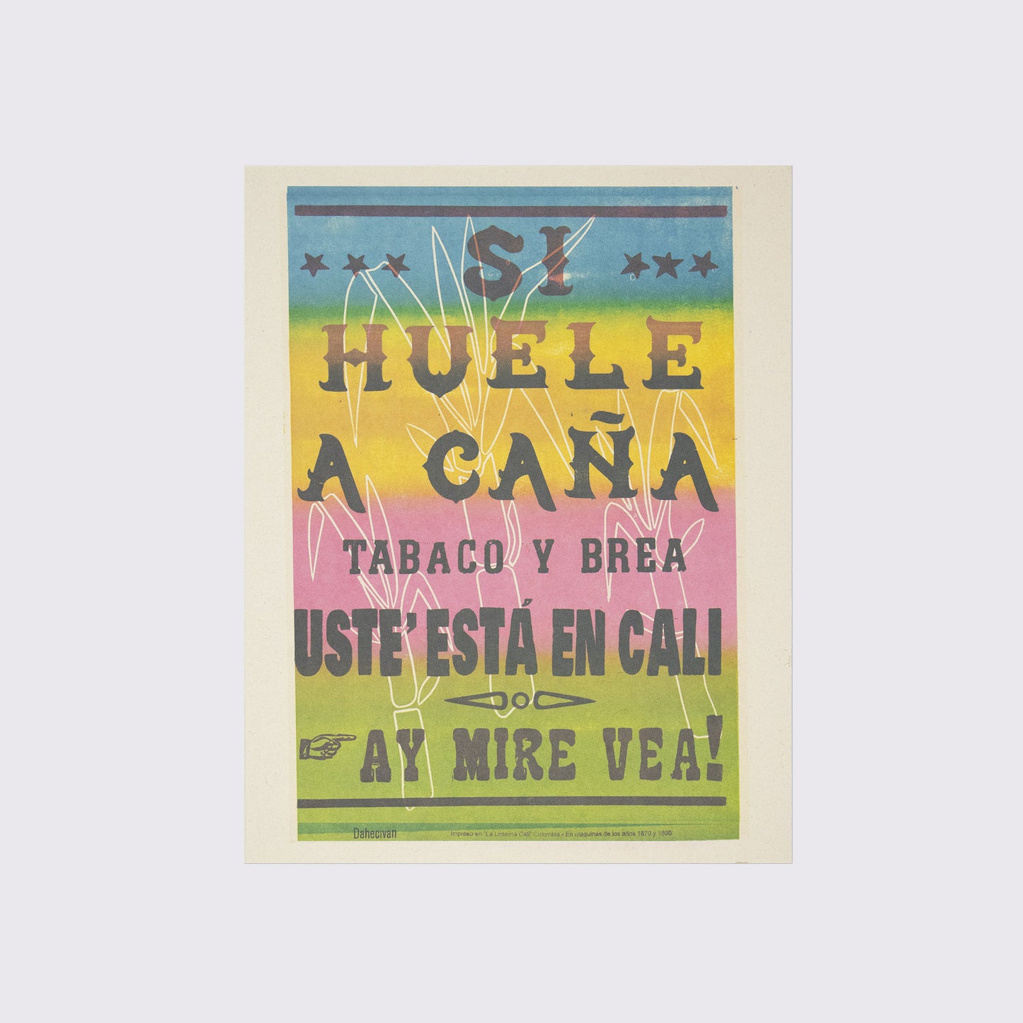 CARTEL / SI HUELE A CAÑA