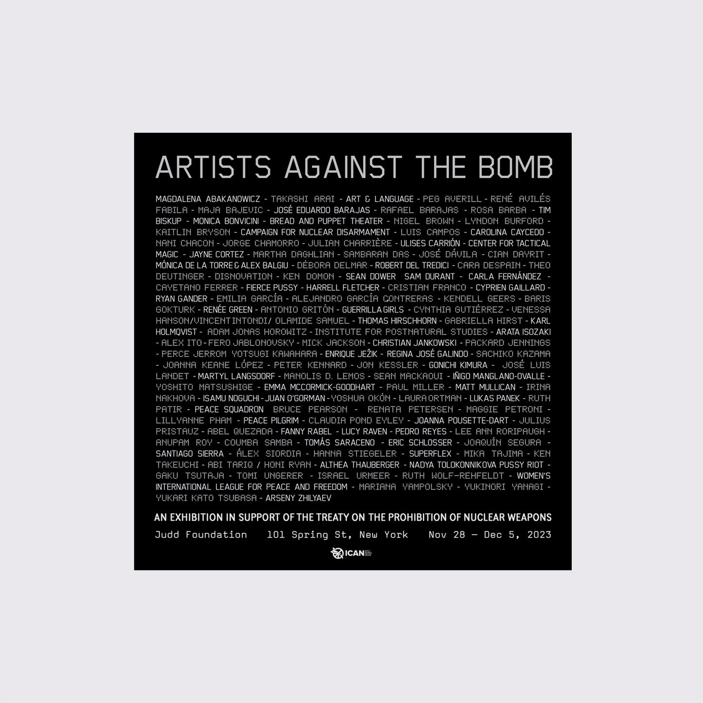 LIBRO / ARTIST AGAINST THE BOMB
