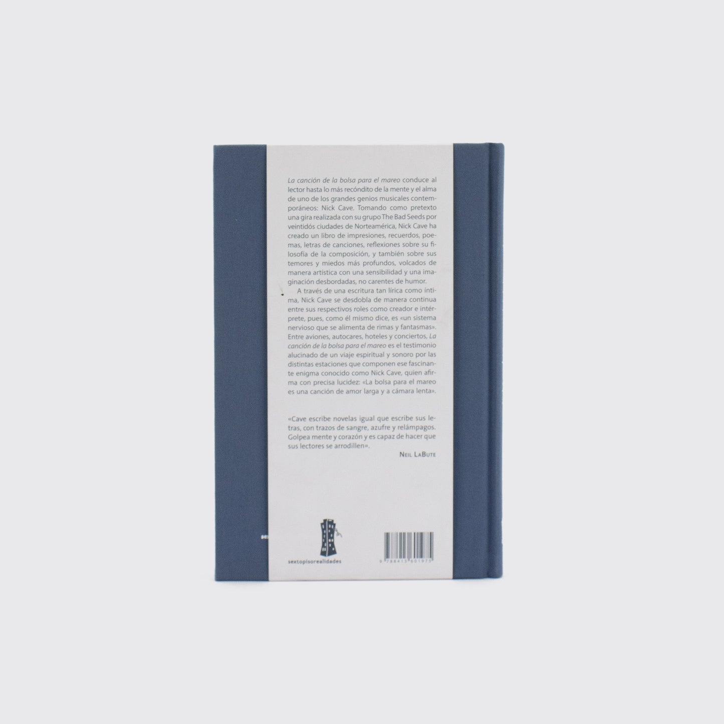 LIBRO / LA CANCIÓN DE LA BOLSA PARA EL MAREO. Nick Cave