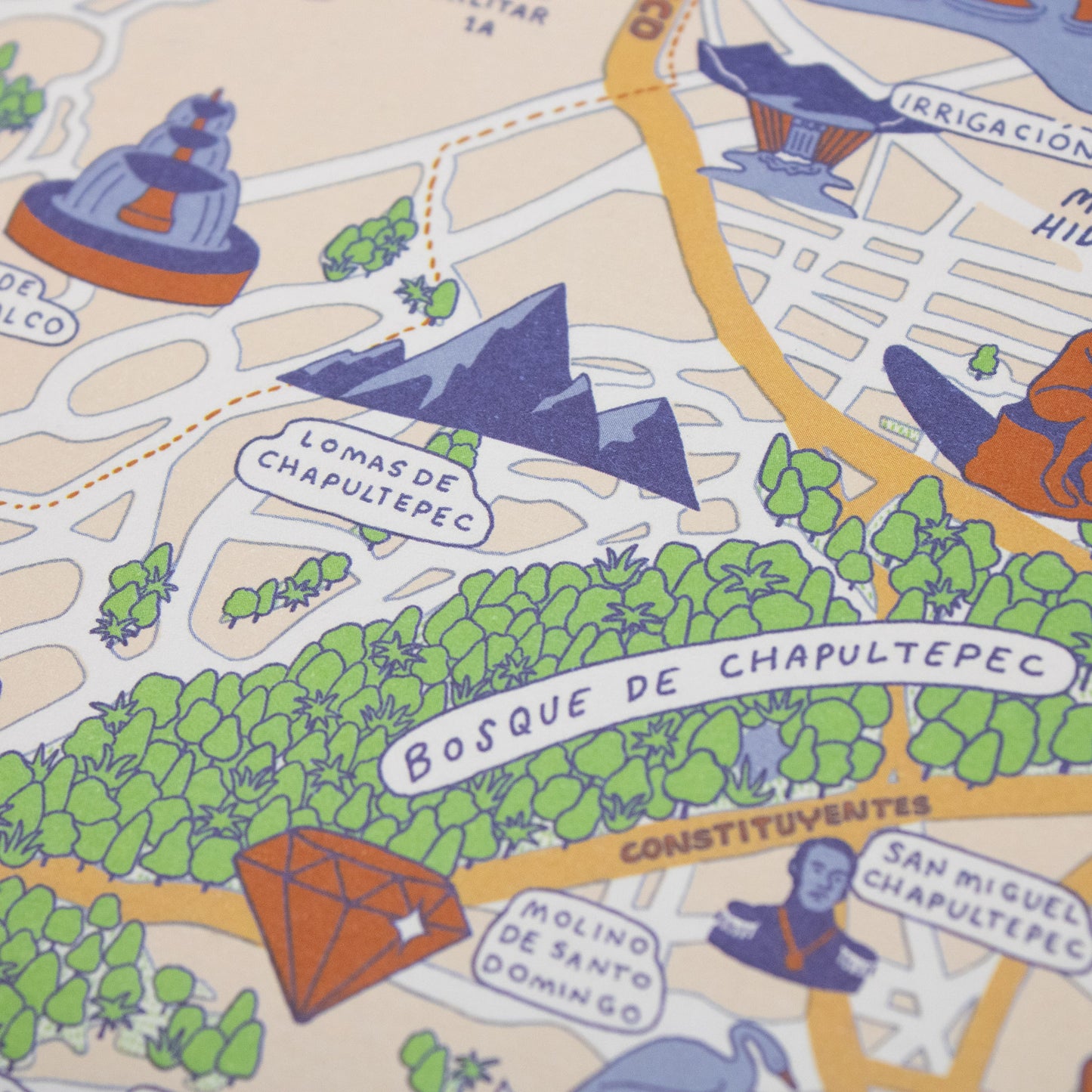 MAPA ILUSTRADO DE BOLSILLO