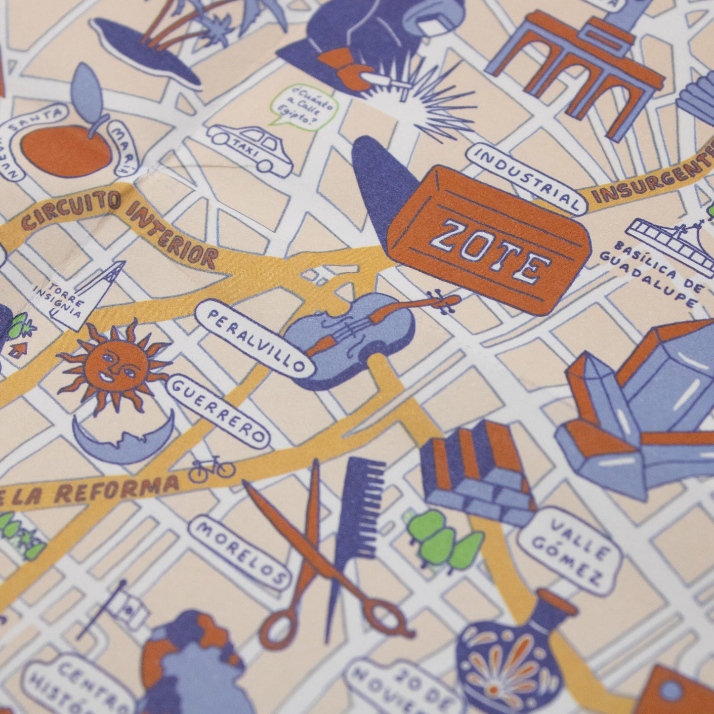 MAPA ILUSTRADO DE BOLSILLO