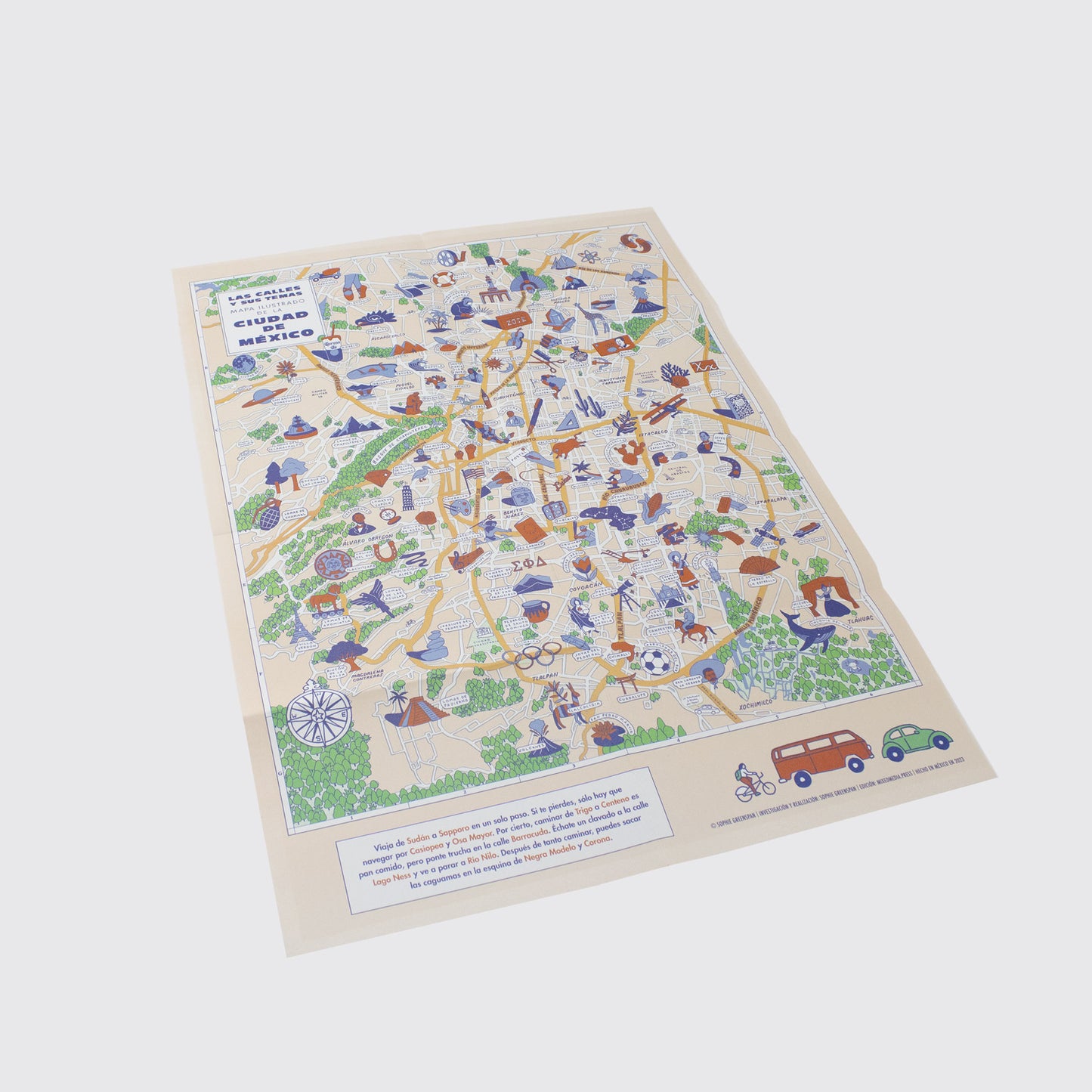 MAPA ILUSTRADO DE BOLSILLO