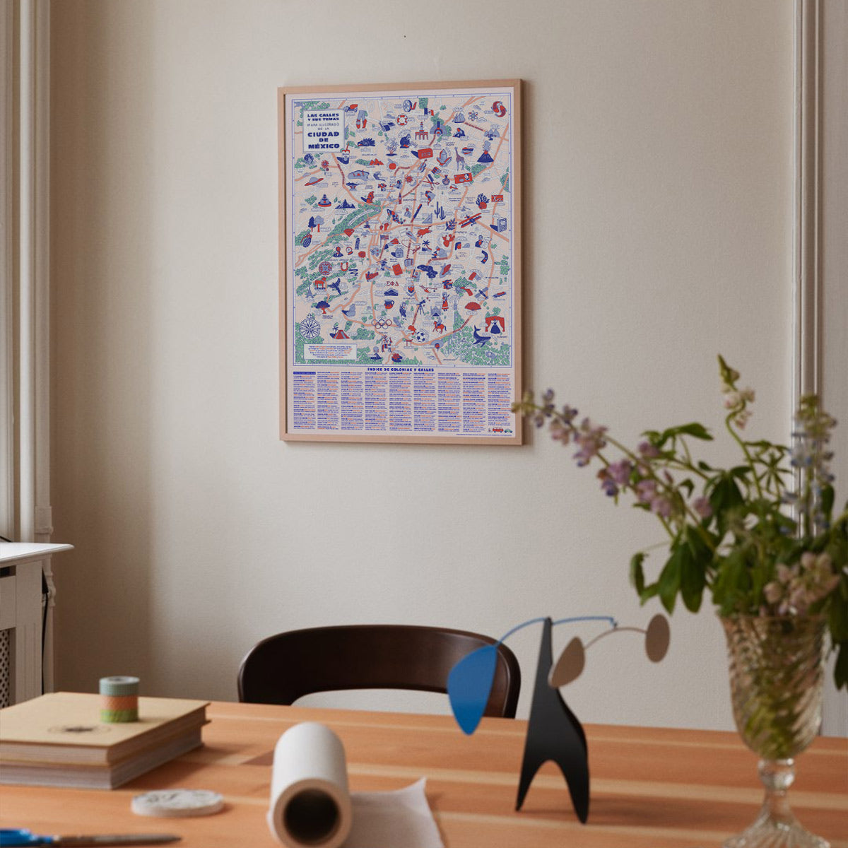 MAPA ILUSTRADO CIUDAD DE MÉXICO