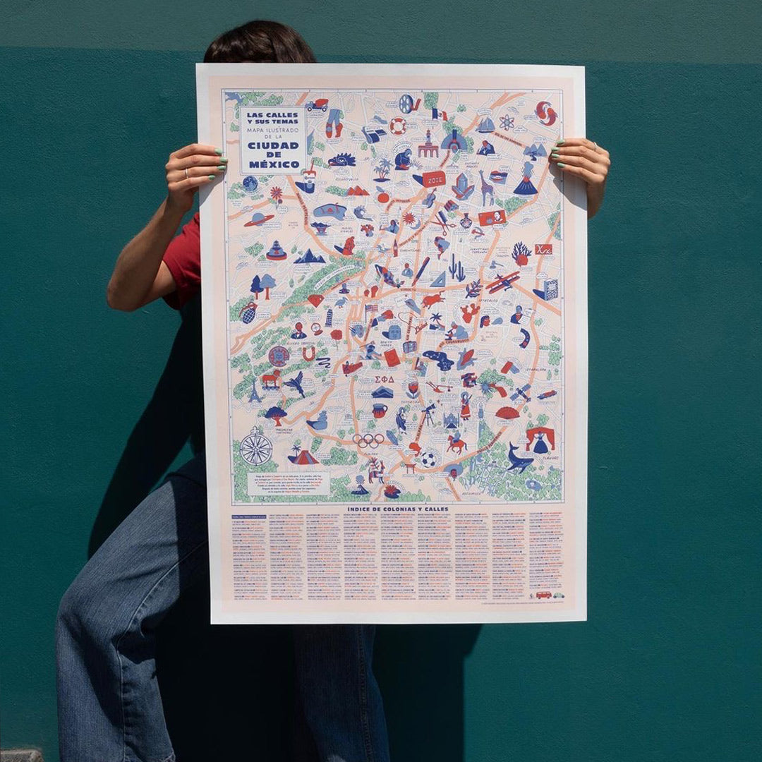 MAPA ILUSTRADO CIUDAD DE MÉXICO