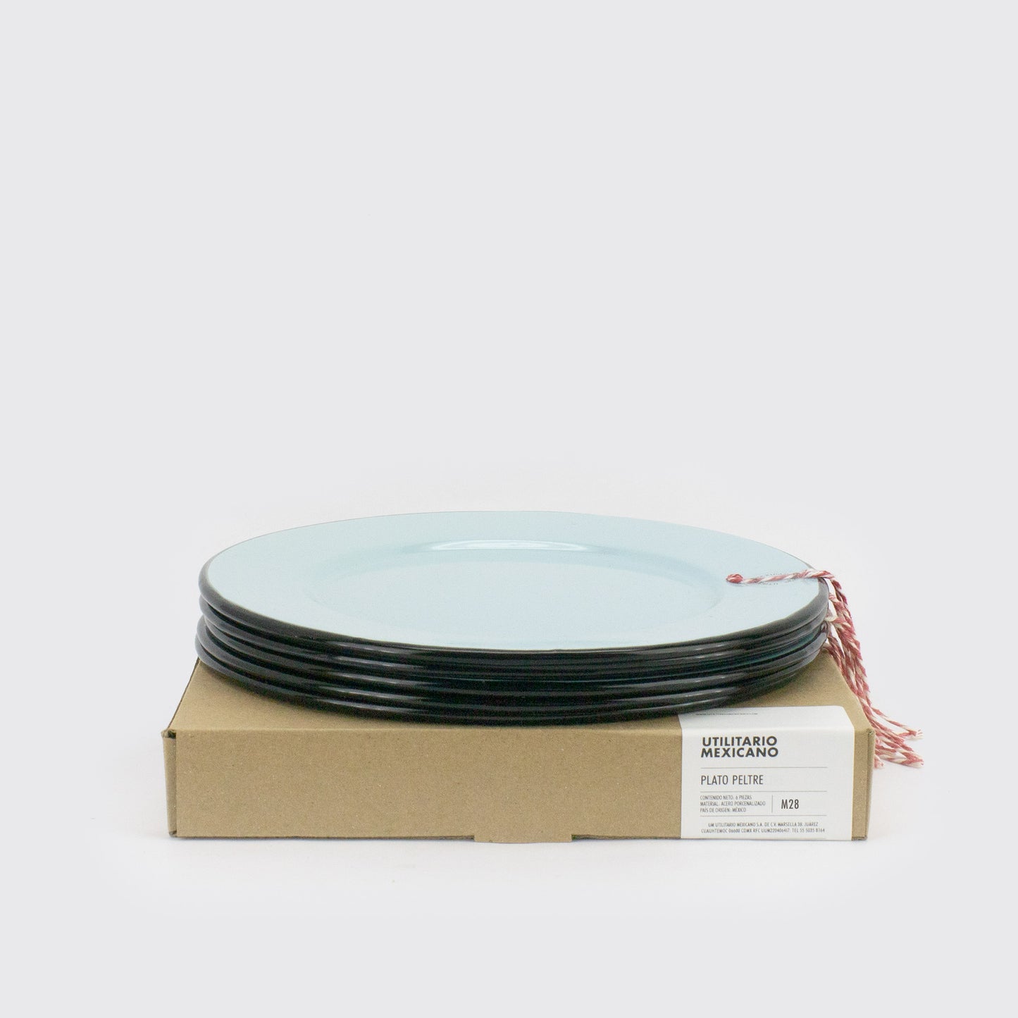 PLATO PELTRE AZUL AQUA