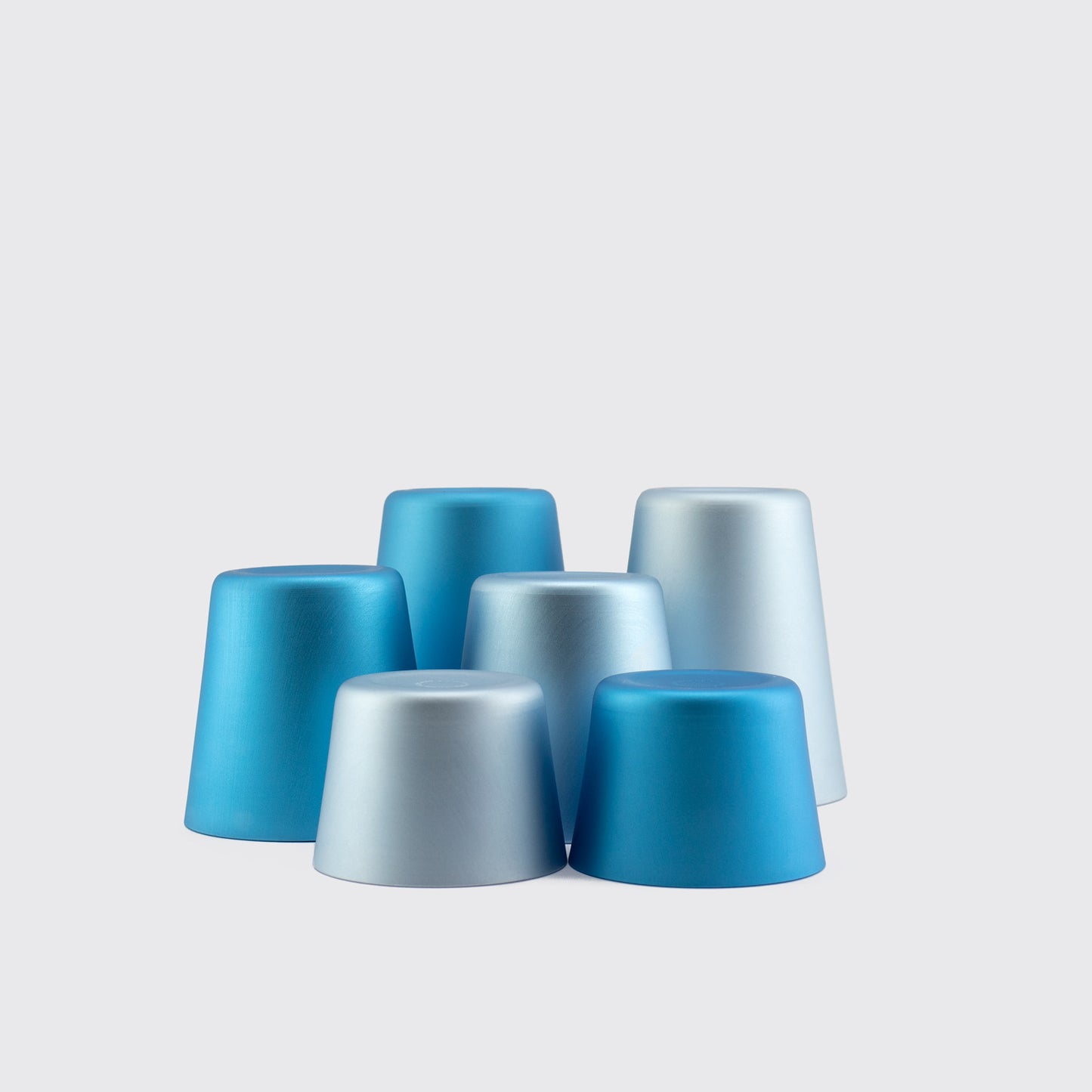 6 PACK VASOS  / GAMA AZUL