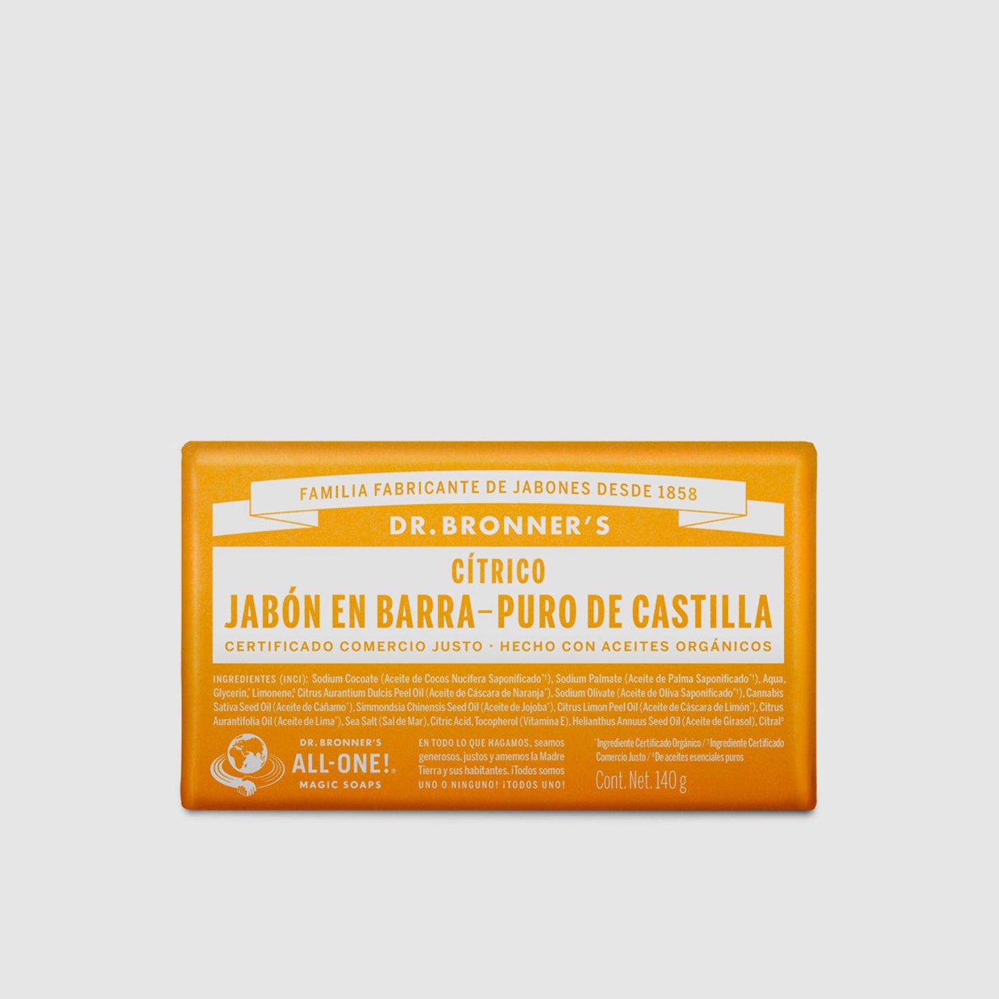 DR. BRONNER'S JABON BARRA