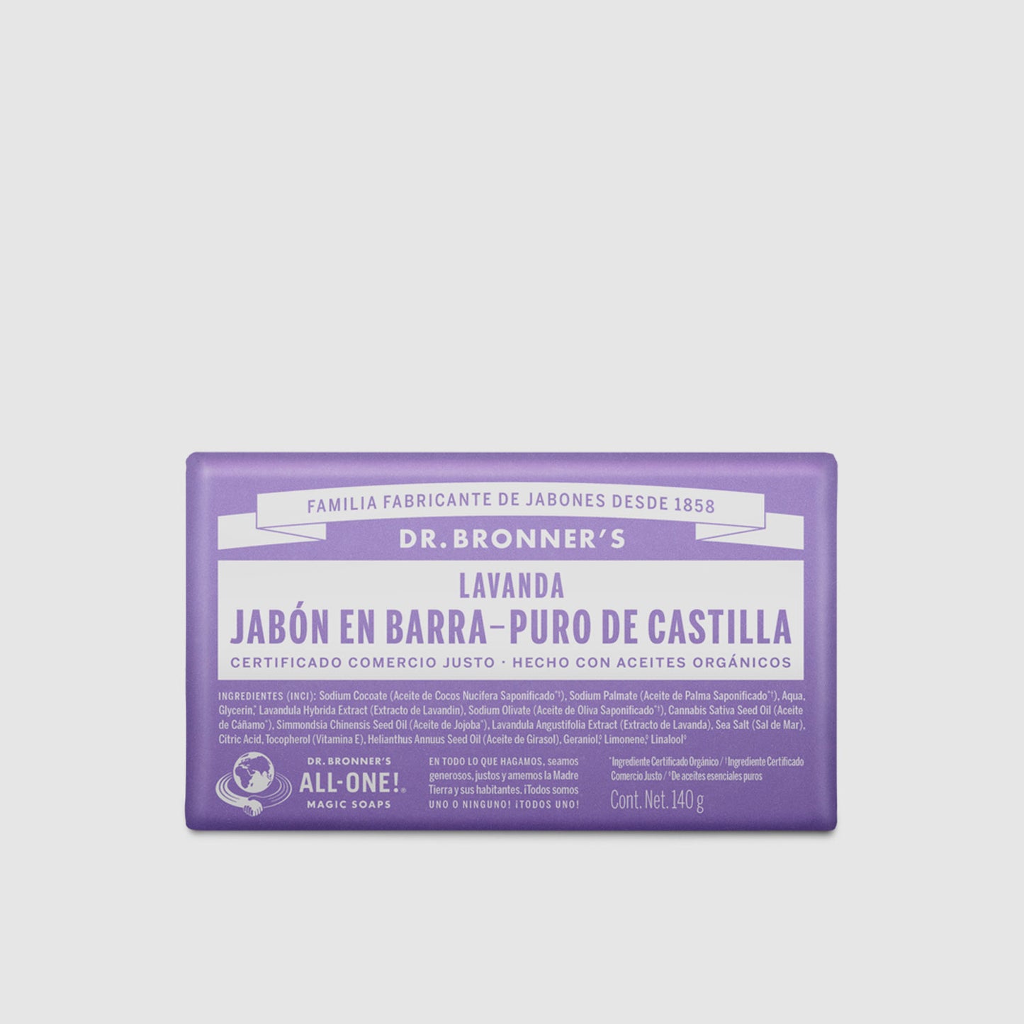 DR. BRONNER'S JABON BARRA