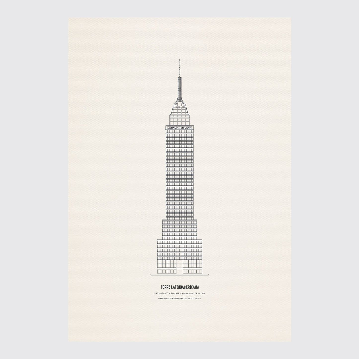 POSTER TORRE LATINOAMERICANA